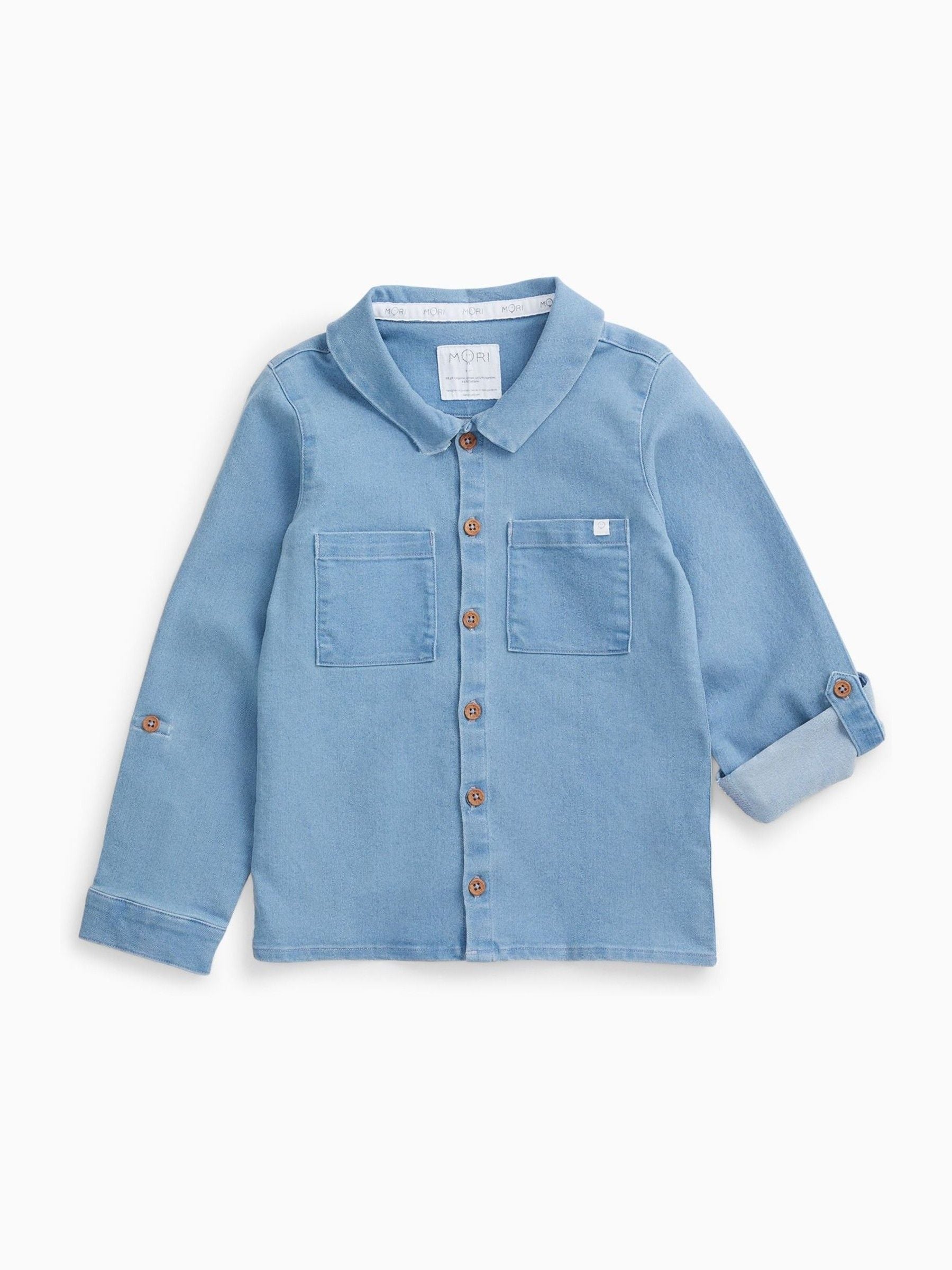 Dsiney Kidz - MORI Blue Soft Denim Shirt image 2