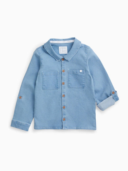 Dsiney Kidz - MORI Blue Soft Denim Shirt image 2