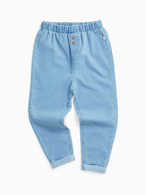 MORI Blue Soft Denim Trouser image 1