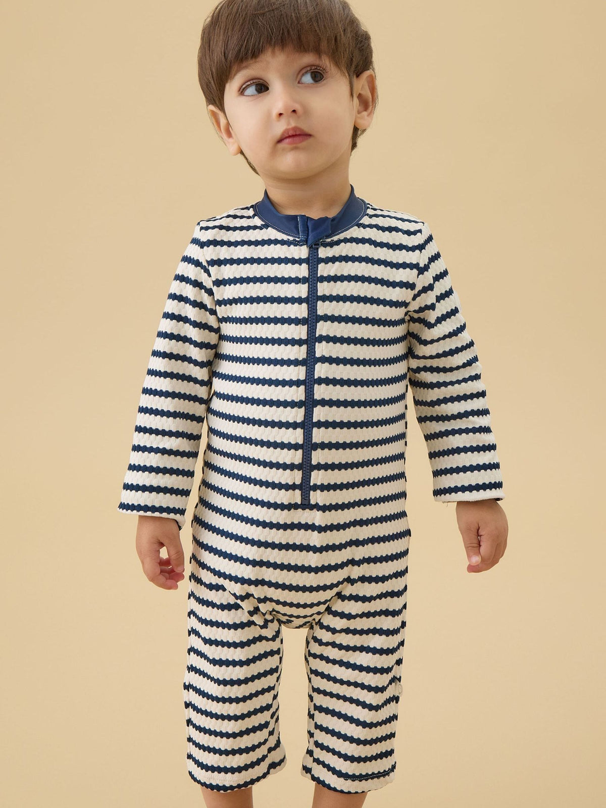 Dsiney Kidz - MORI Blue Long Sleeve Sun Safe Swimsuit image 1