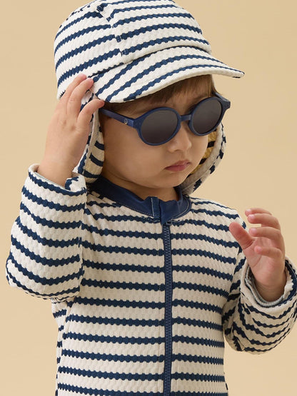MORI Blue Long Sleeve Sun Safe Swimsuit image 2