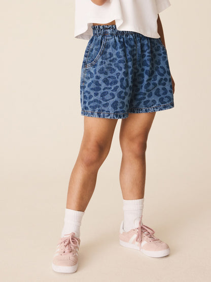 Dsiney Kidz - Animal Denim Pullon Shorts (3-16yrs) image 1