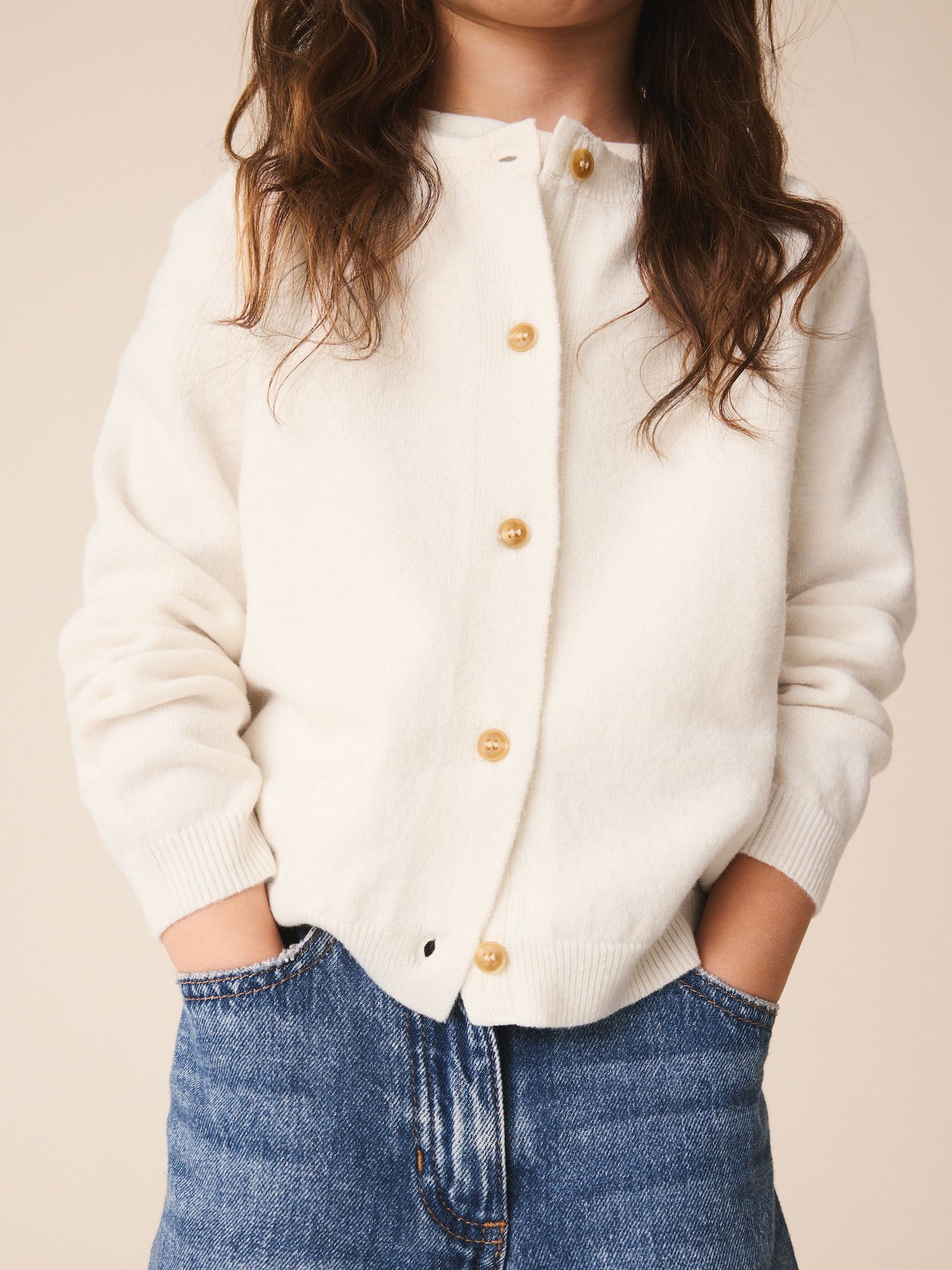 Dsiney Kidz - Ecru Knit Cardigan (3-16yrs) image 2