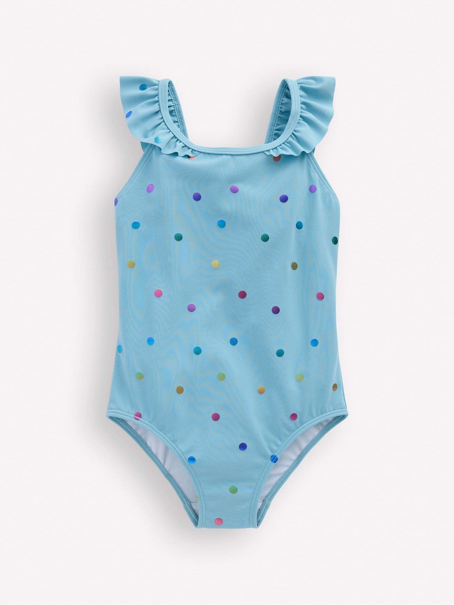 Boden Blue Hallie Frill Strap Swimsuit image 1