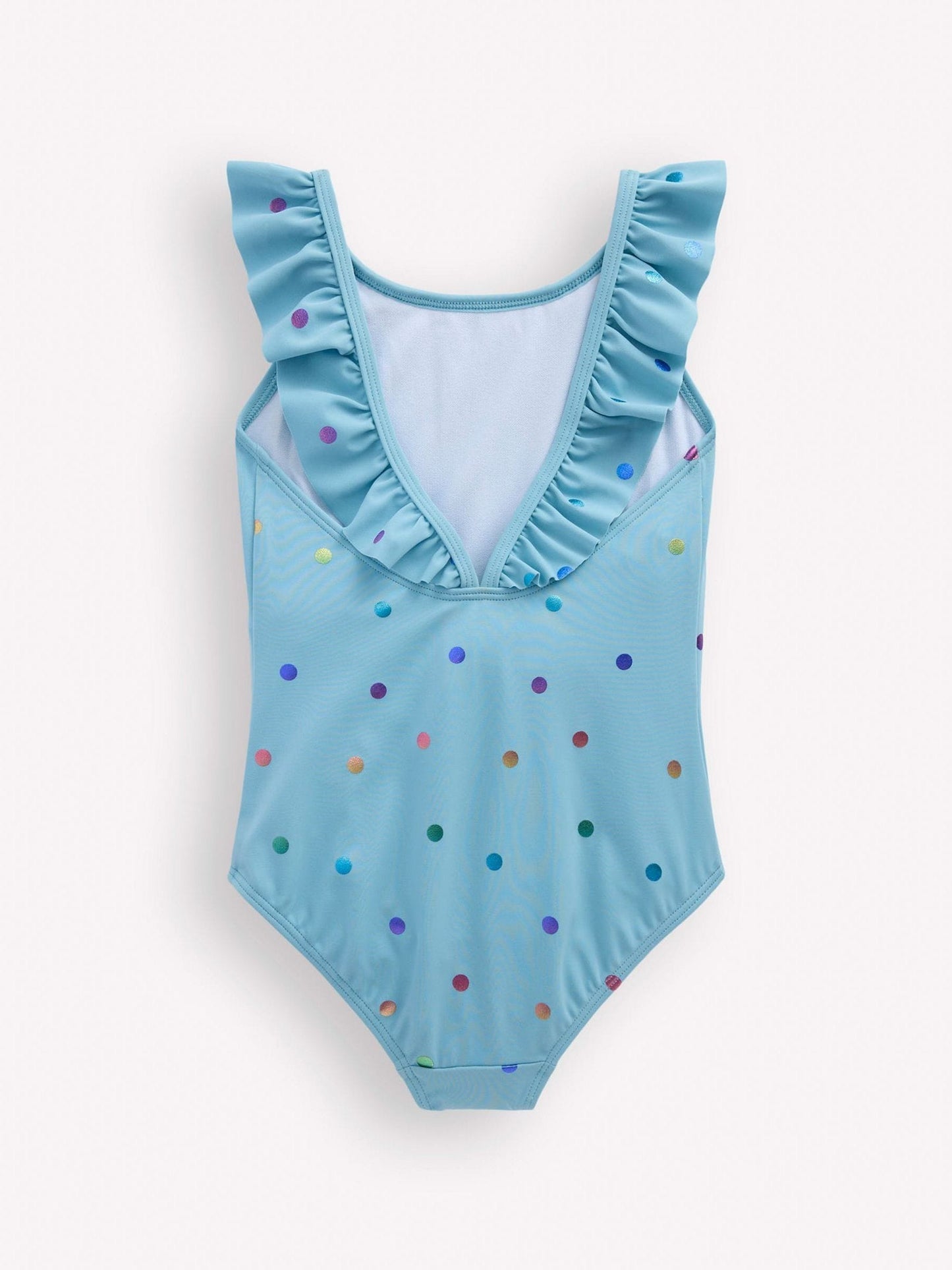 Boden Blue Hallie Frill Strap Swimsuit image 2