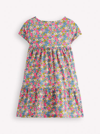 Boden Pink Ariel Twirly Jersey Dress image 2