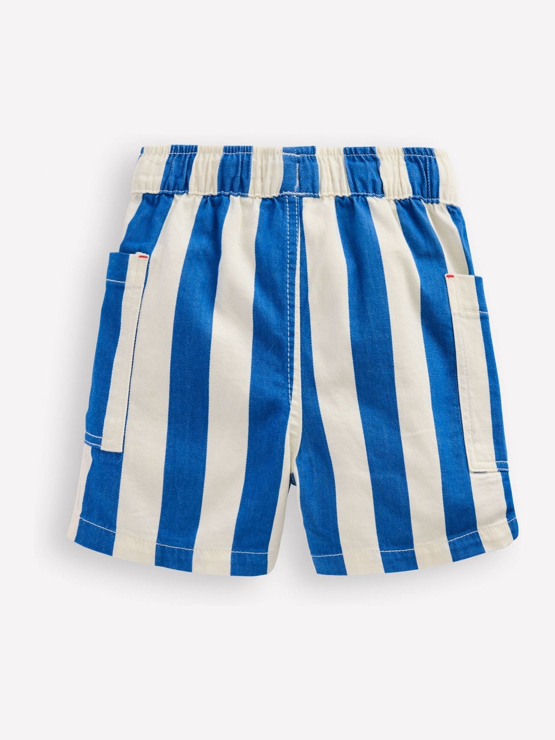Dsiney Kidz - Boden Blue Cotton Pocket Shorts image 2