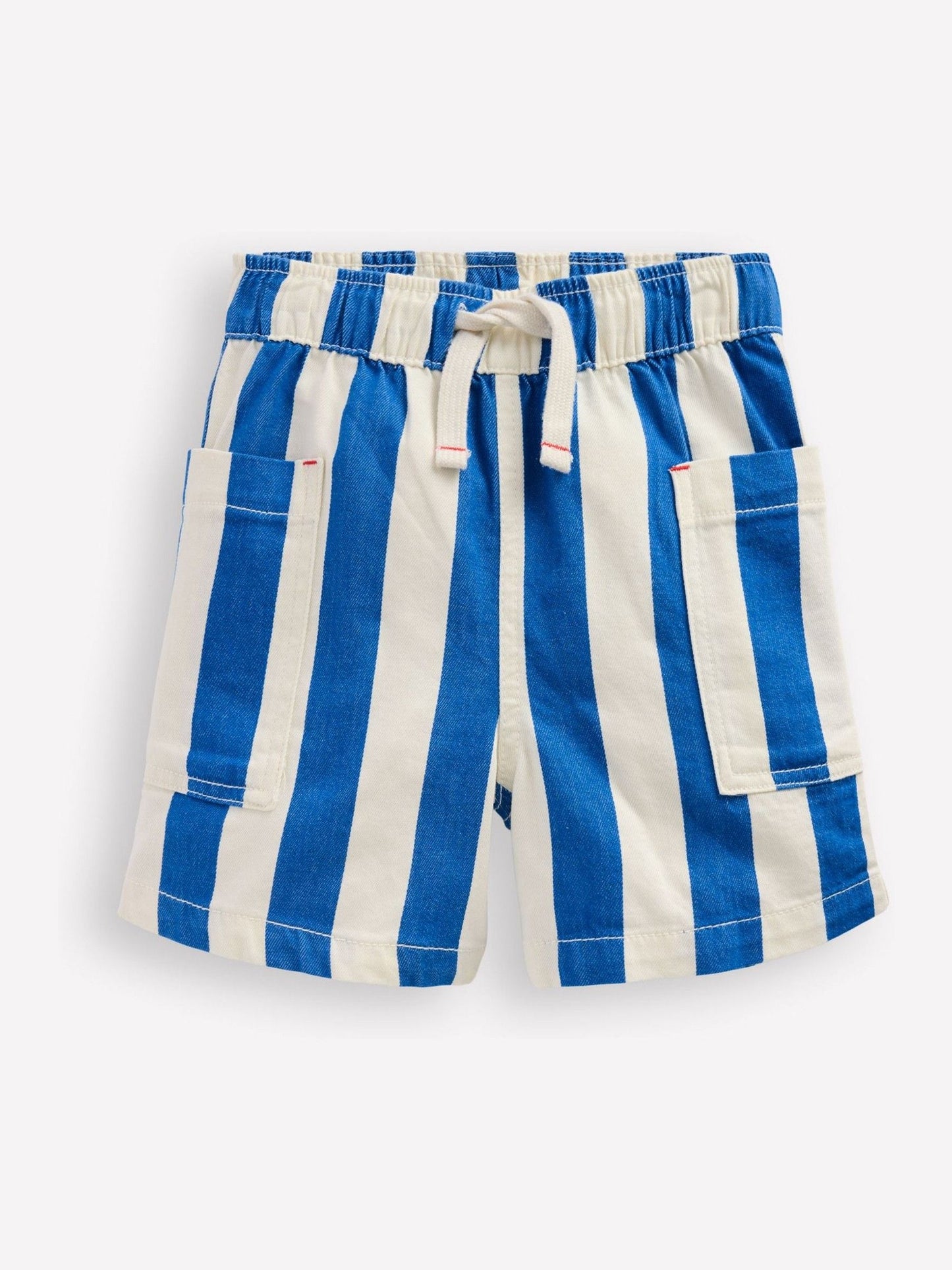Dsiney Kidz - Boden Blue Cotton Pocket Shorts image 1