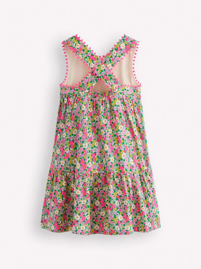 Boden Pink Jersey Cross Back Dress image 2