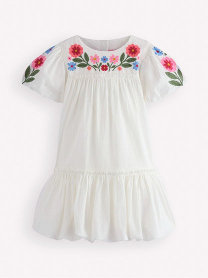 Boden Cream Drop Waist Bubble Dress image 1