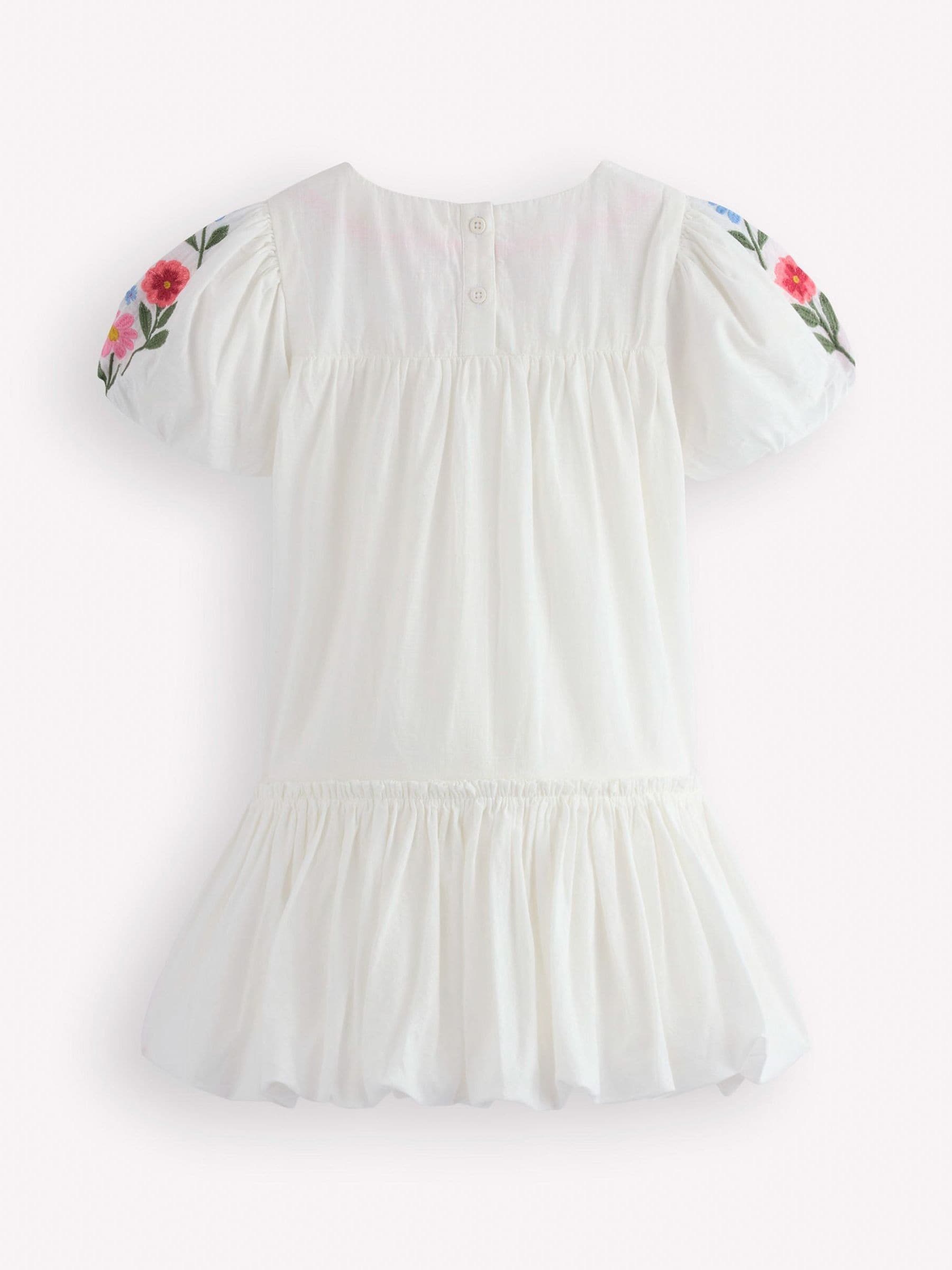 Boden Cream Drop Waist Bubble Dress image 2
