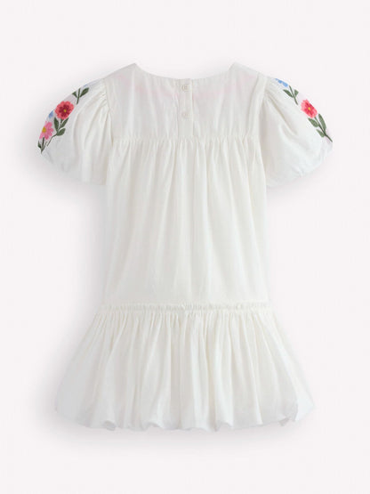 Boden Cream Drop Waist Bubble Dress image 2