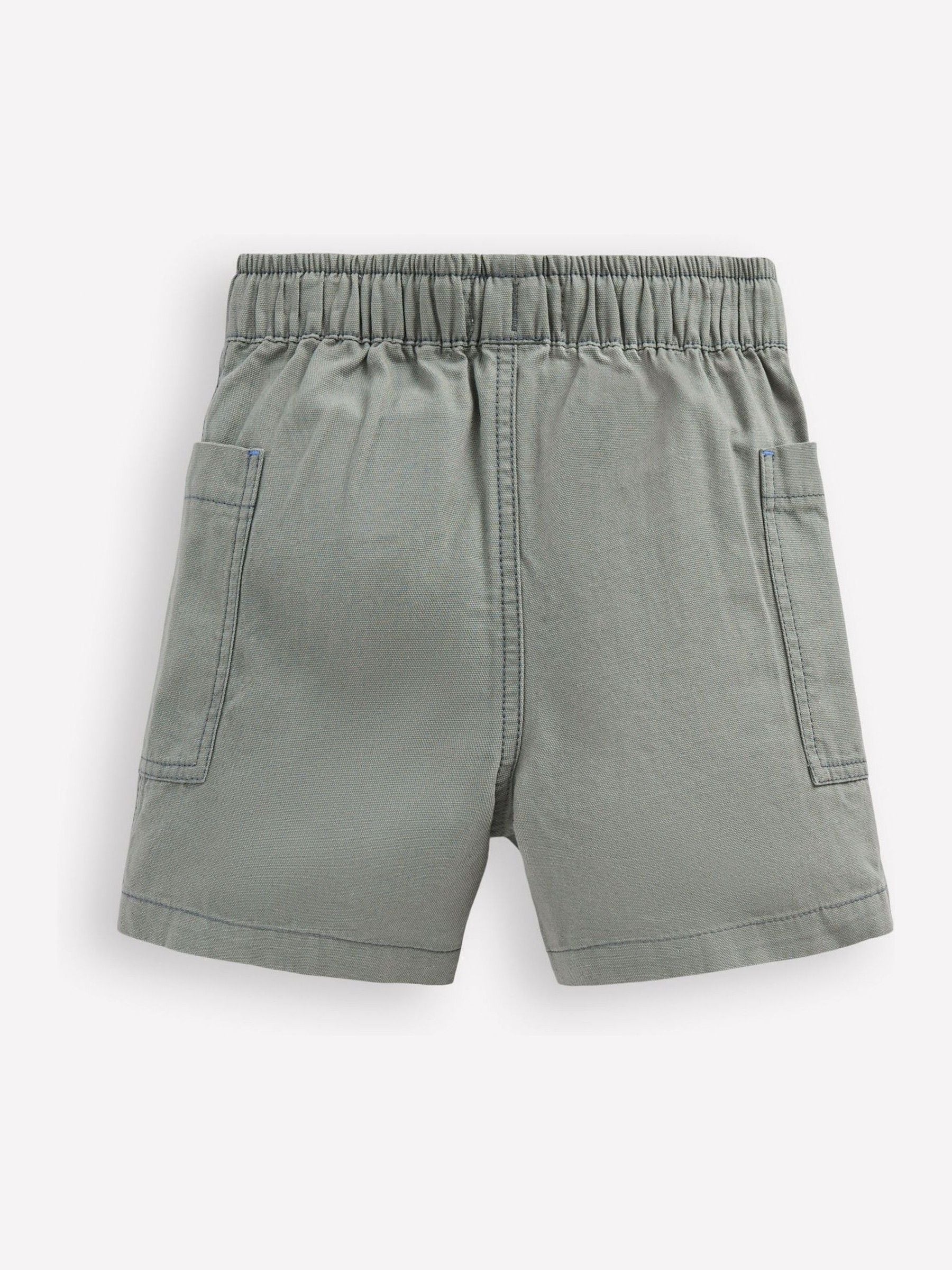 Dsiney Kidz - Boden Grey Cotton Pocket Shorts image 2