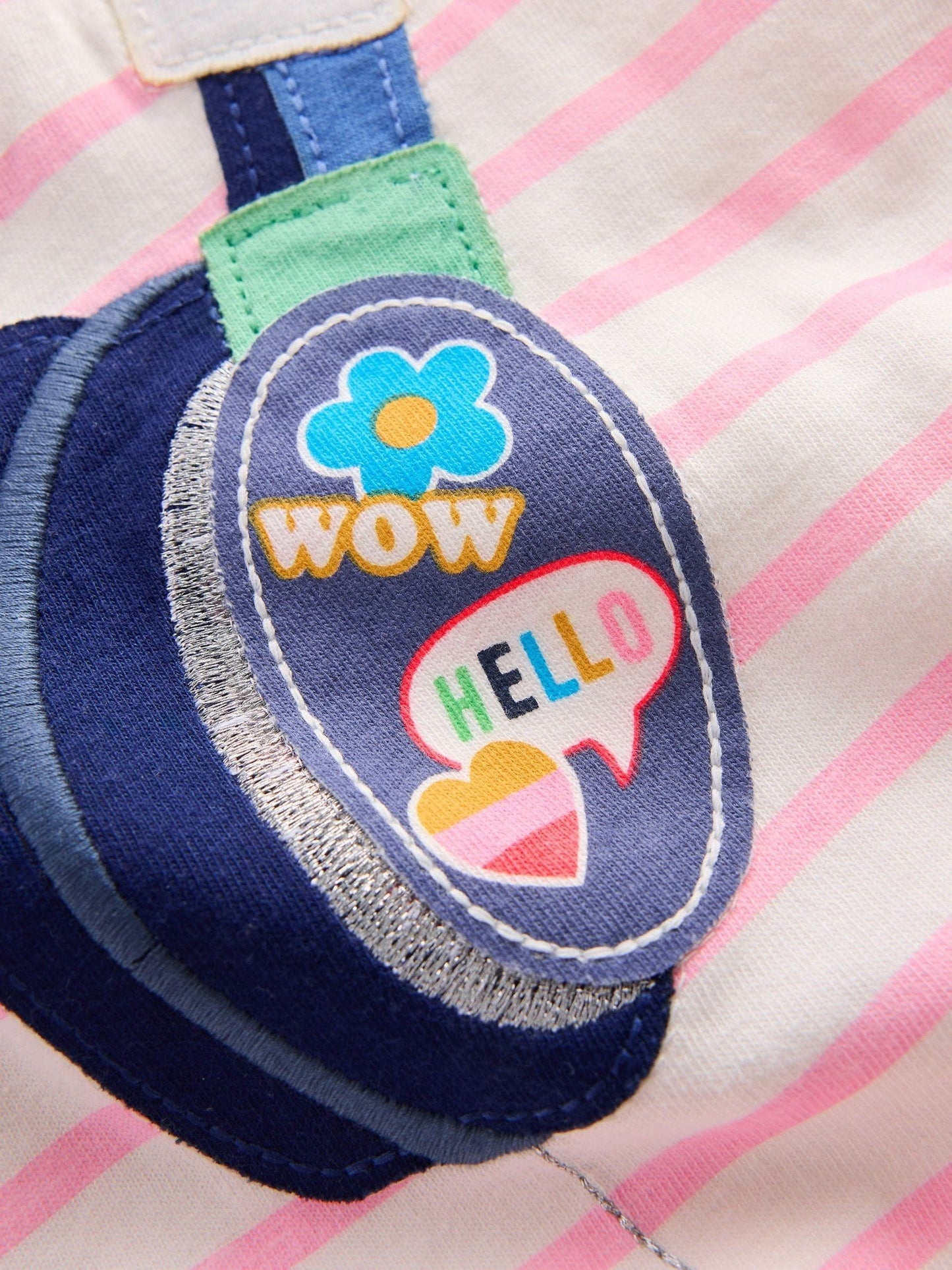 Boden Pink Relaxed Applique T-Shirt image 3