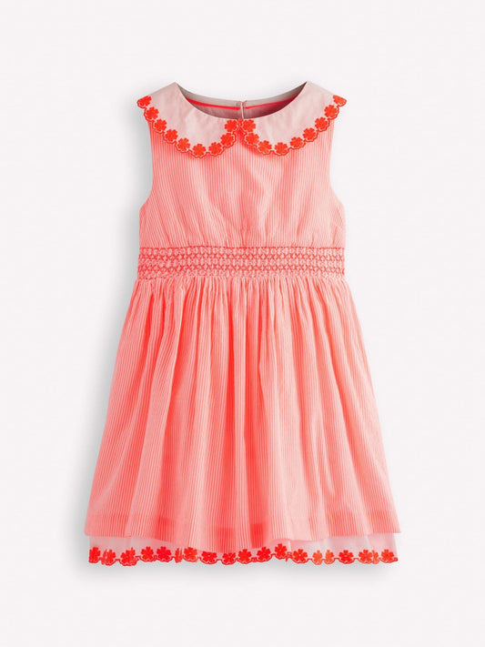 Boden Pink Nostalgic Broderie Dress image 1