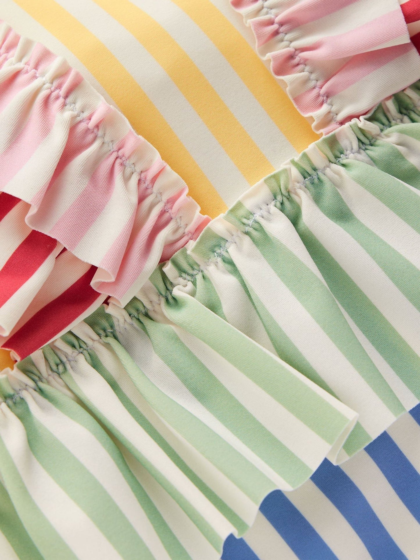 Boden Pink Frill Peplum Swimsuit image 3