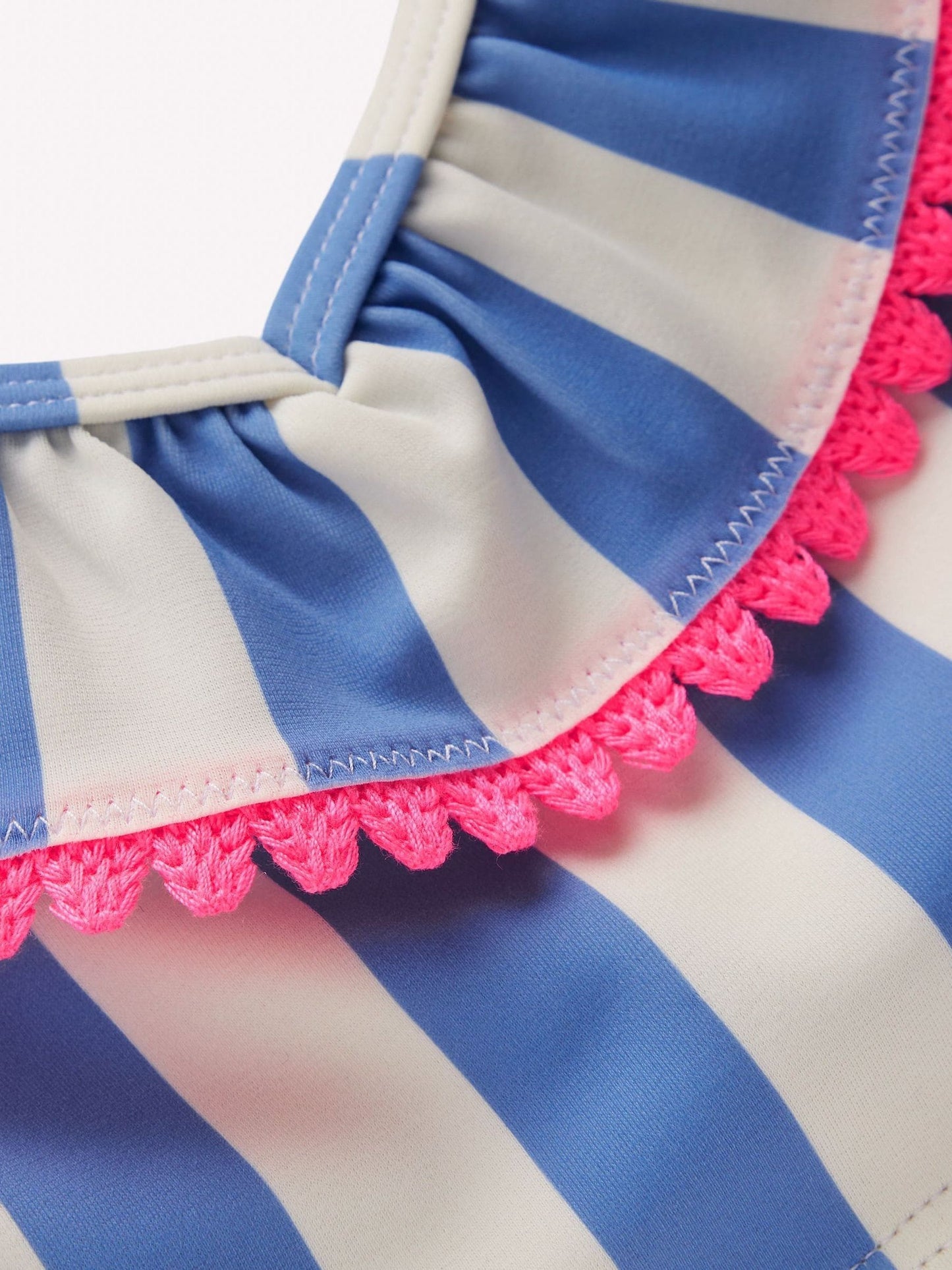 Boden Blue Frill V-Neck Bikini Set image 3