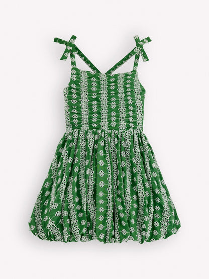 Boden Green Ruched Bodice Bubble Dress image 1
