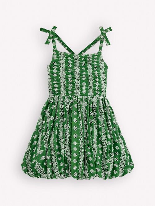 Boden Green Ruched Bodice Bubble Dress image 1