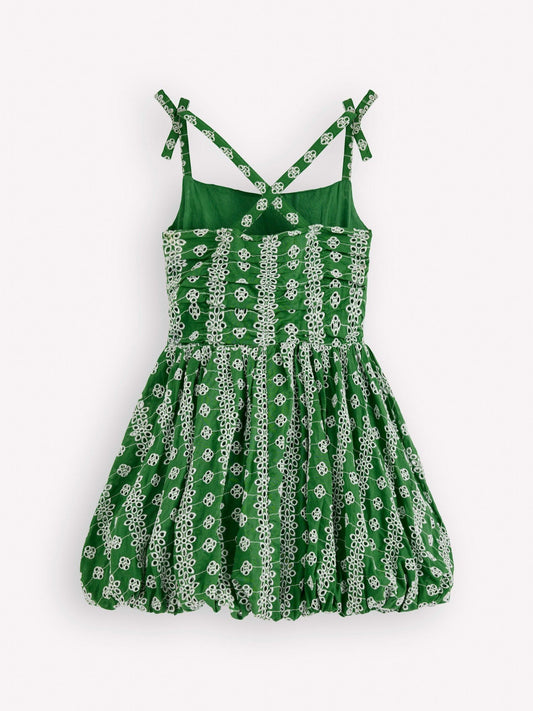 Boden Green Ruched Bodice Bubble Dress image 2