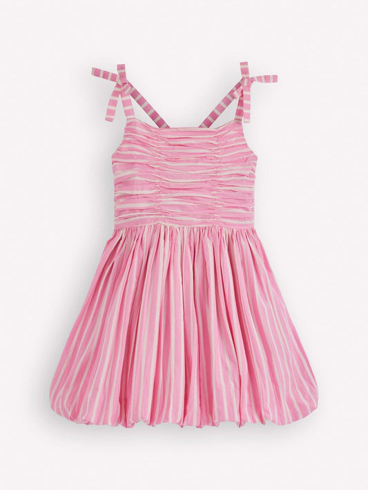 Boden Pink Ruched Bodice Bubble Dress image 1