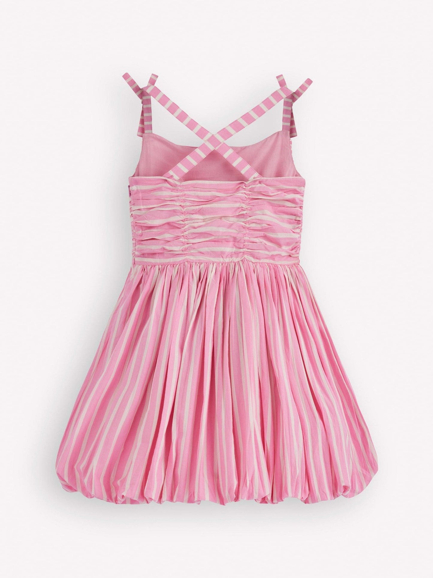 Boden Pink Ruched Bodice Bubble Dress image 2