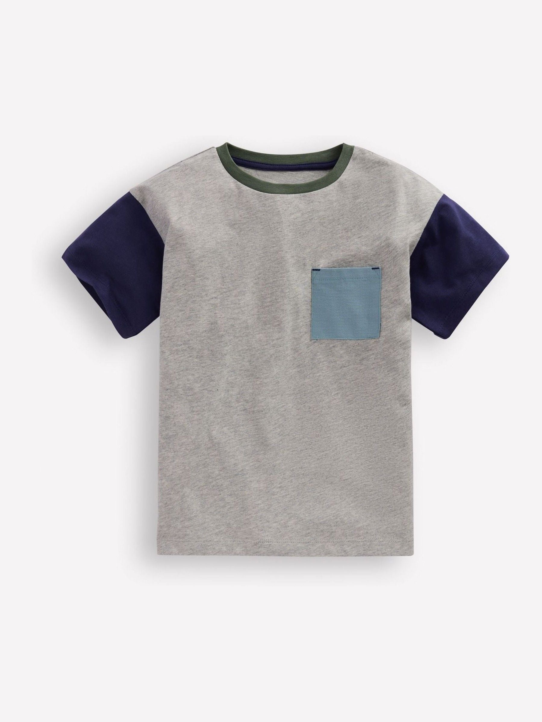 Boden Grey Relaxed Ripstop Pocket T-Shirt image 1