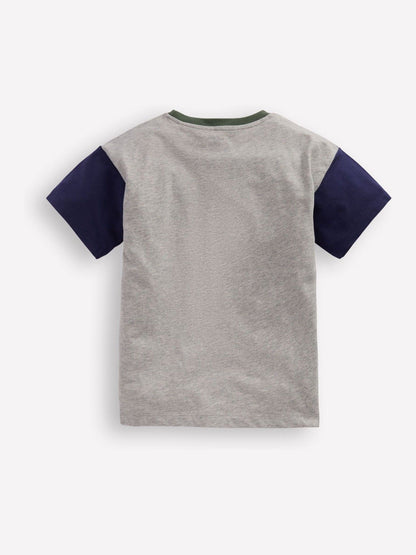 Boden Grey Relaxed Ripstop Pocket T-Shirt image 2