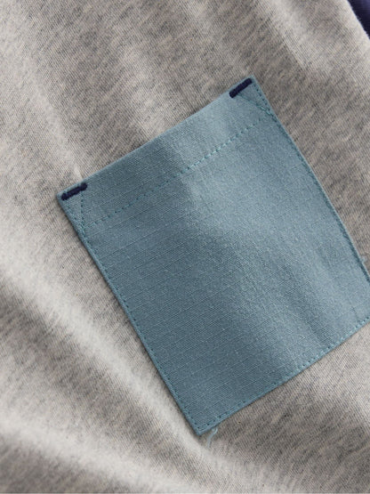 Boden Grey Relaxed Ripstop Pocket T-Shirt image 3