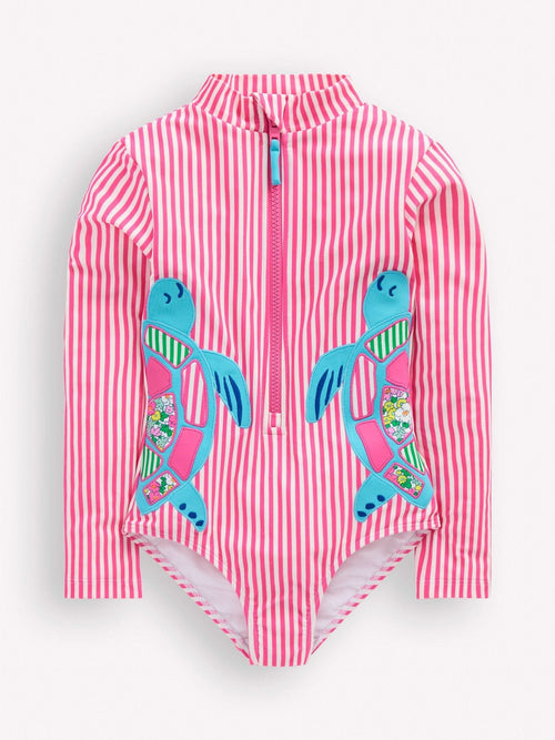 Dsiney Kidz - Boden Pink Fun Long Sleeve Swimsuit image 1