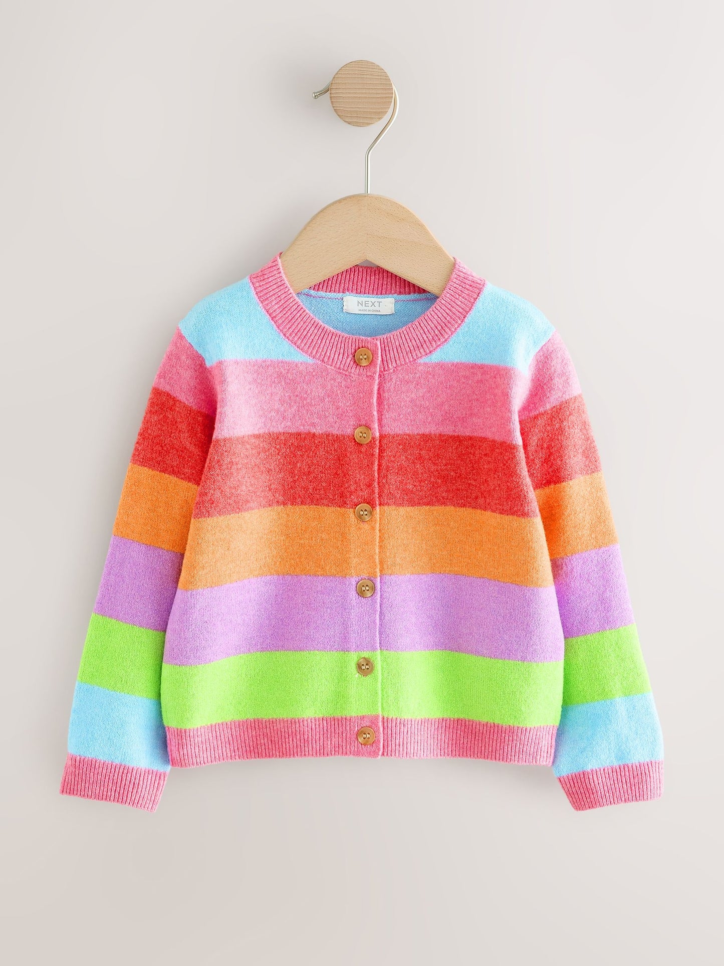Dsiney Kidz - Rainbow Stripe Knit Cardigan (3mths-7yrs) image 5