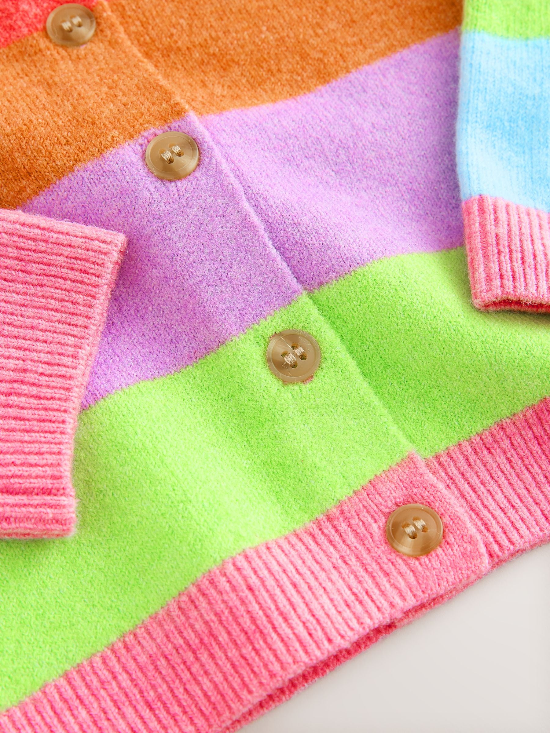 Dsiney Kidz - Rainbow Stripe Knit Cardigan (3mths-7yrs) image 7
