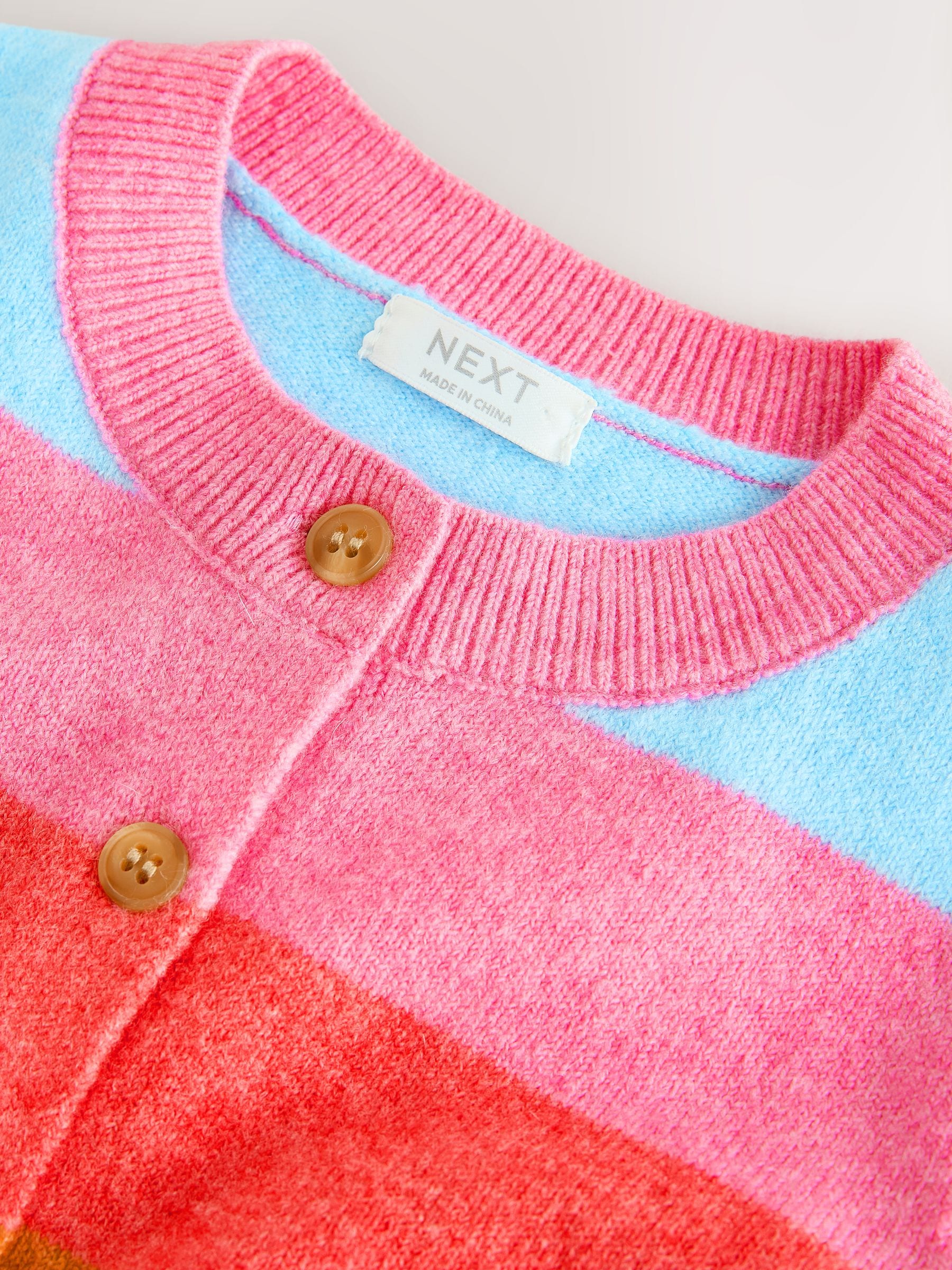 Dsiney Kidz - Rainbow Stripe Knit Cardigan (3mths-7yrs) image 8