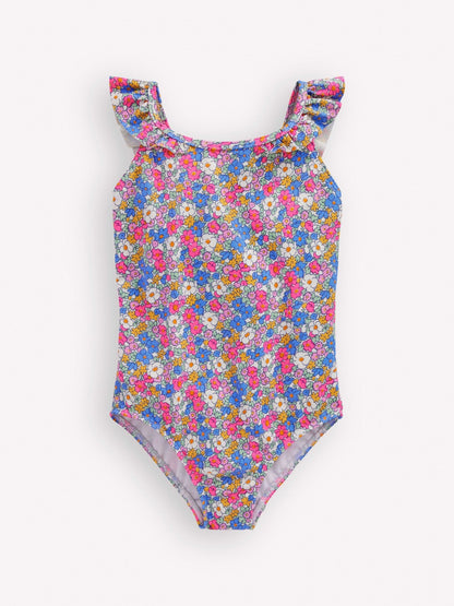 Boden Red Hallie Frill Strap Swimsuit image 1