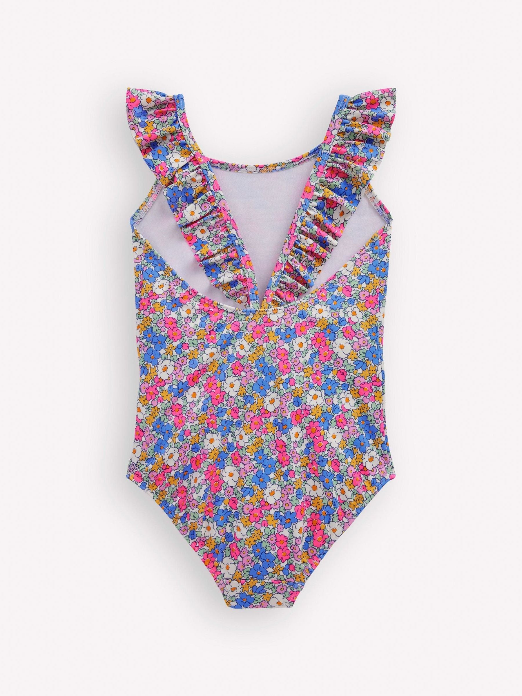 Boden Red Hallie Frill Strap Swimsuit image 2