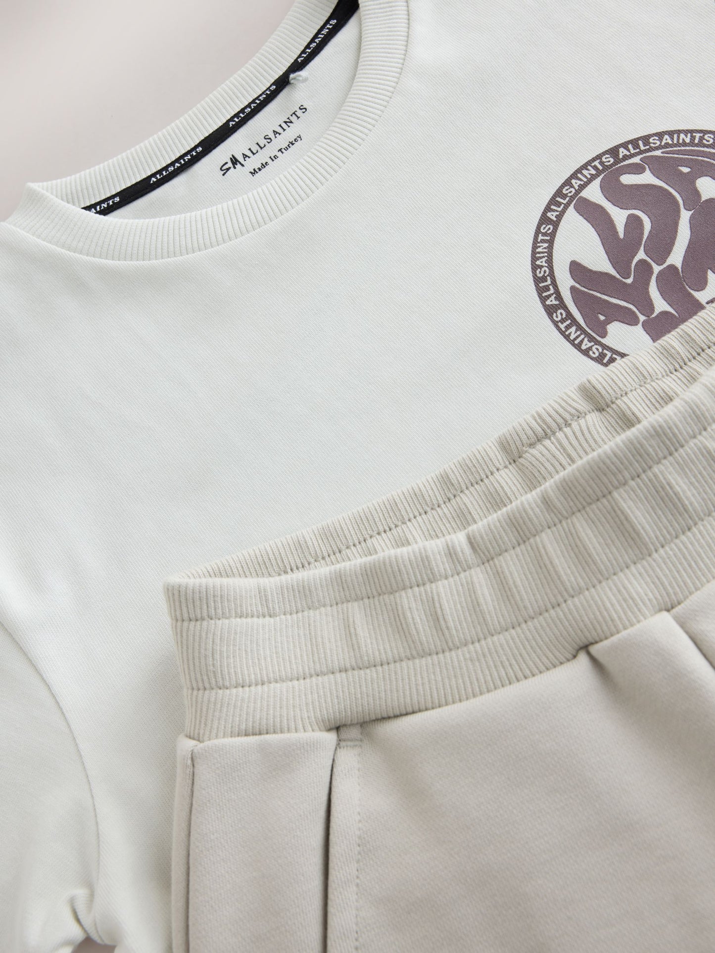 Dsiney Kidz - smALLSAINTS Neutral Distortion T-Shirt and Sweat Shorts Set image 10