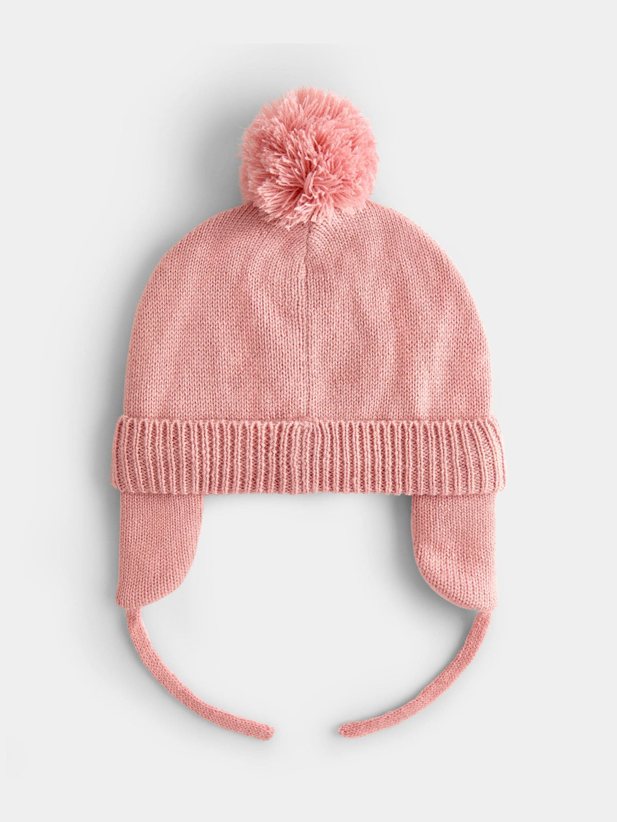 JoJo Maman Bébé Pink Unicorn Pom Pom Knitted Hat - image 2