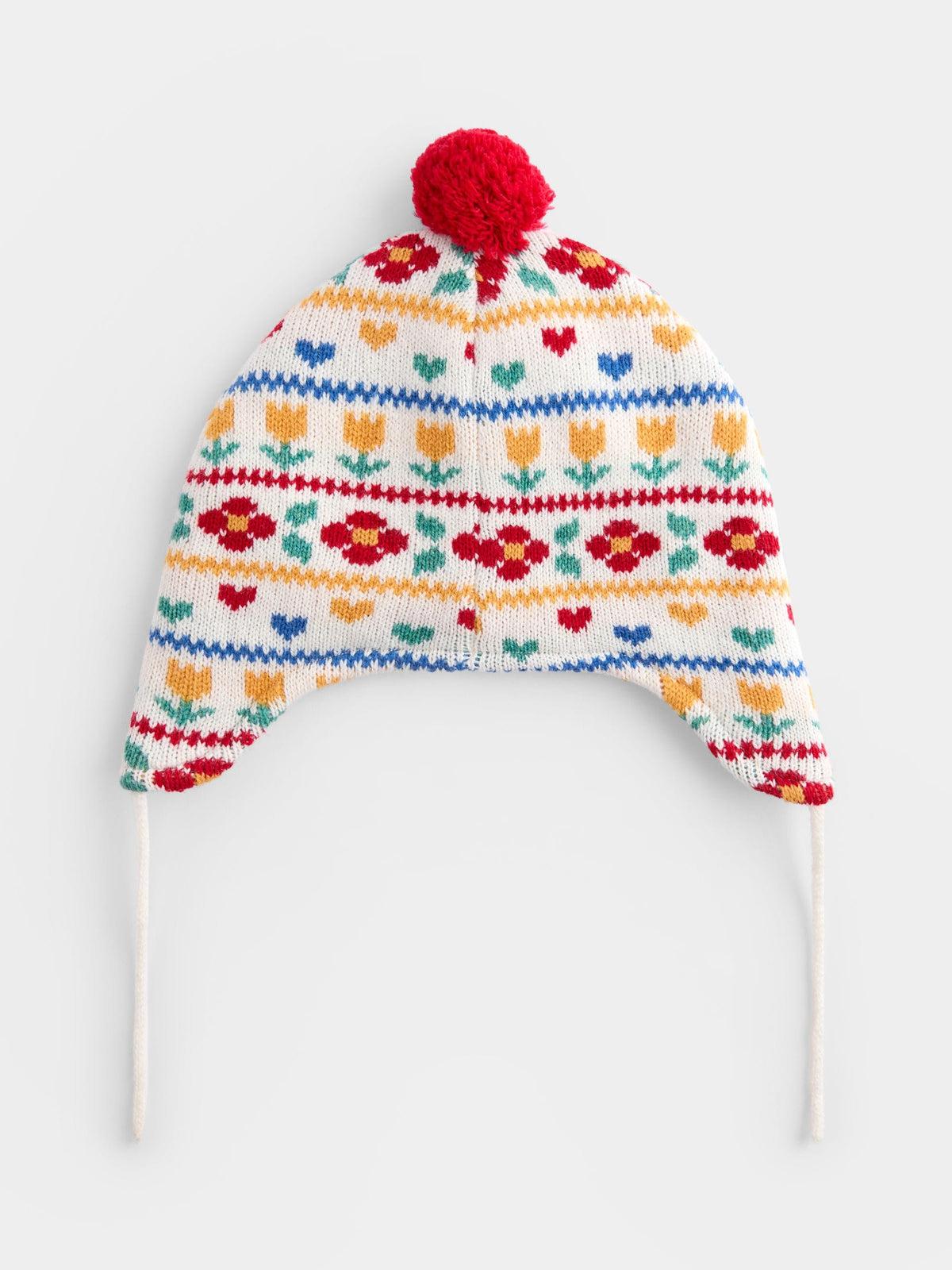 JoJo Maman Bébé Cream FairIsle Hat - image 2