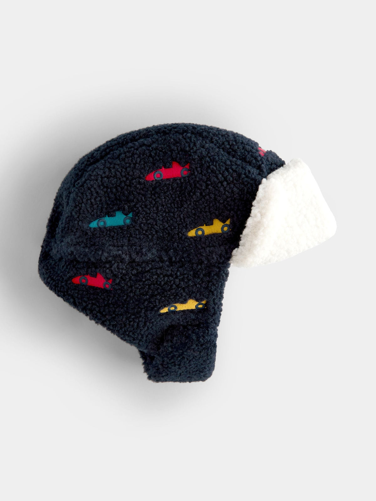 JoJo Maman Bébé Navy Race Car Borg Trapper Hat - image 2