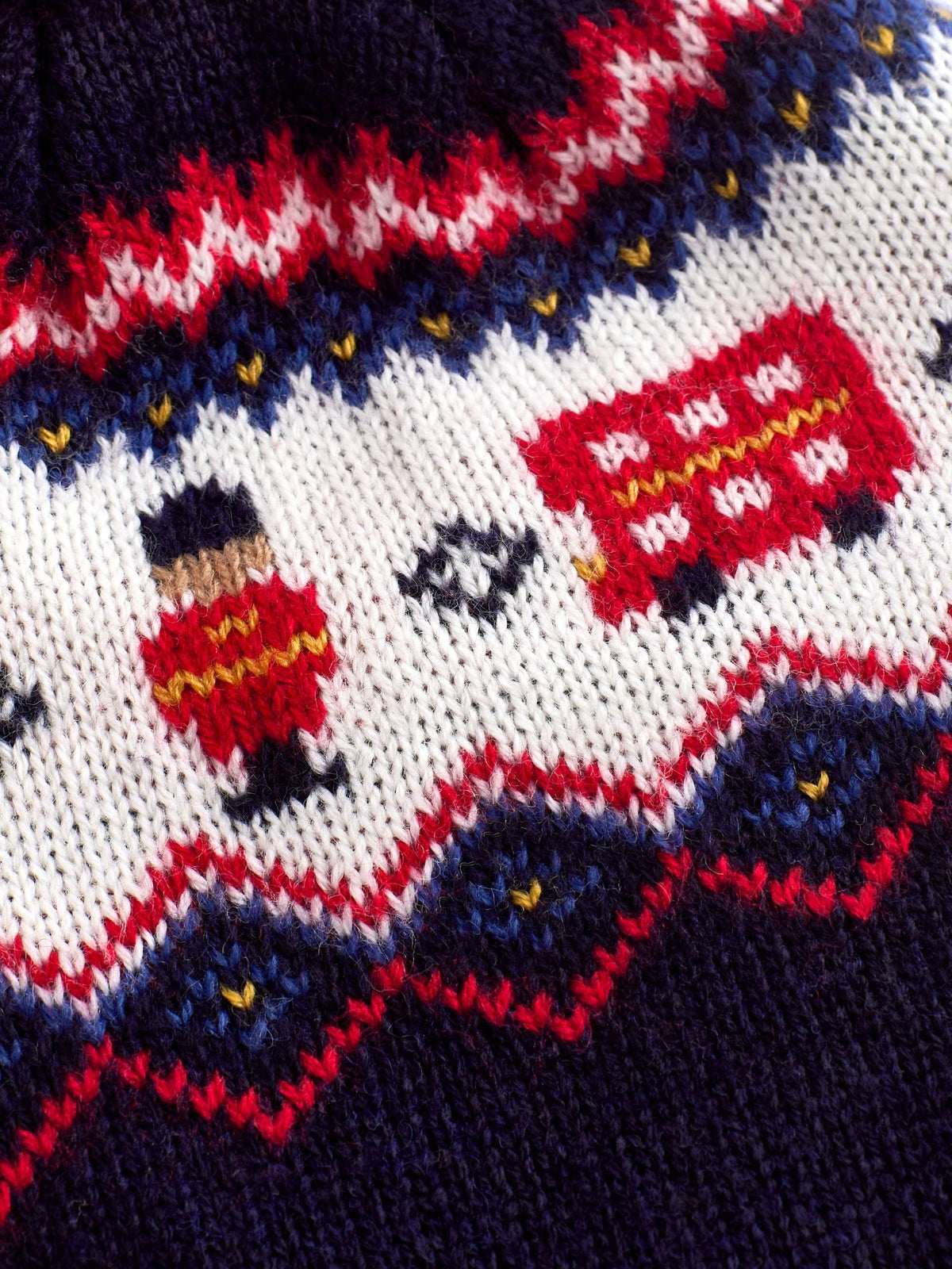 JoJo Maman Bébé Navy London Knitted Hat and Mitten Set - image 7