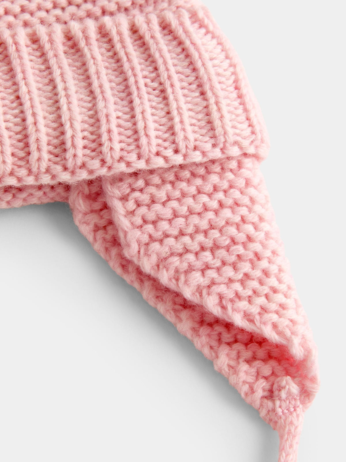 JoJo Maman Bébé Pink Pom Pom Knitted Hat - image 3