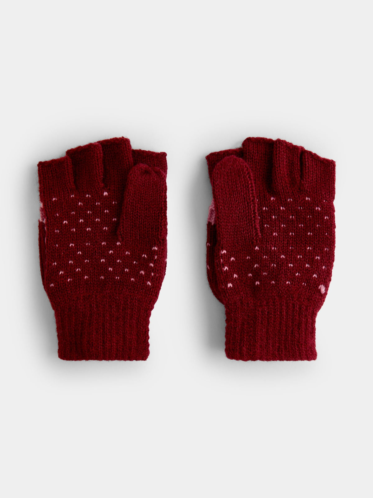 JoJo Maman Bébé Berry Heart Convertible Mittens - image 3