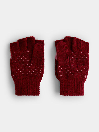 JoJo Maman Bébé Berry Heart Convertible Mittens - image 3
