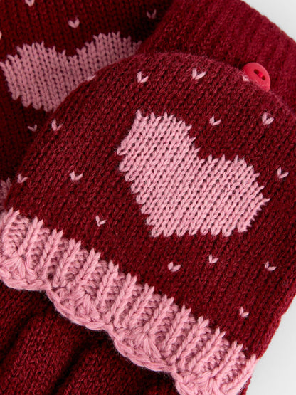 JoJo Maman Bébé Berry Heart Convertible Mittens - image 5