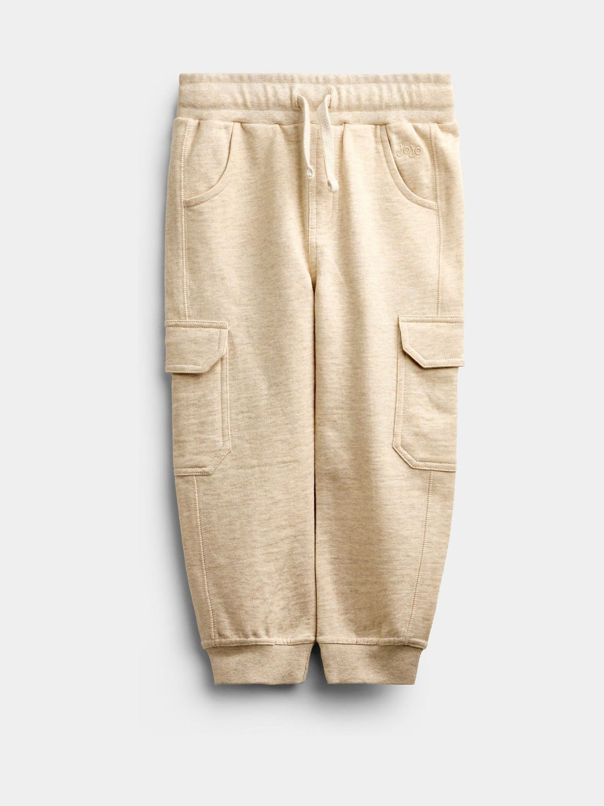 Dsiney Kidz - JoJo Maman Bébé Natural Tan & Khaki Green 3-Pack Cargo Joggers image 3