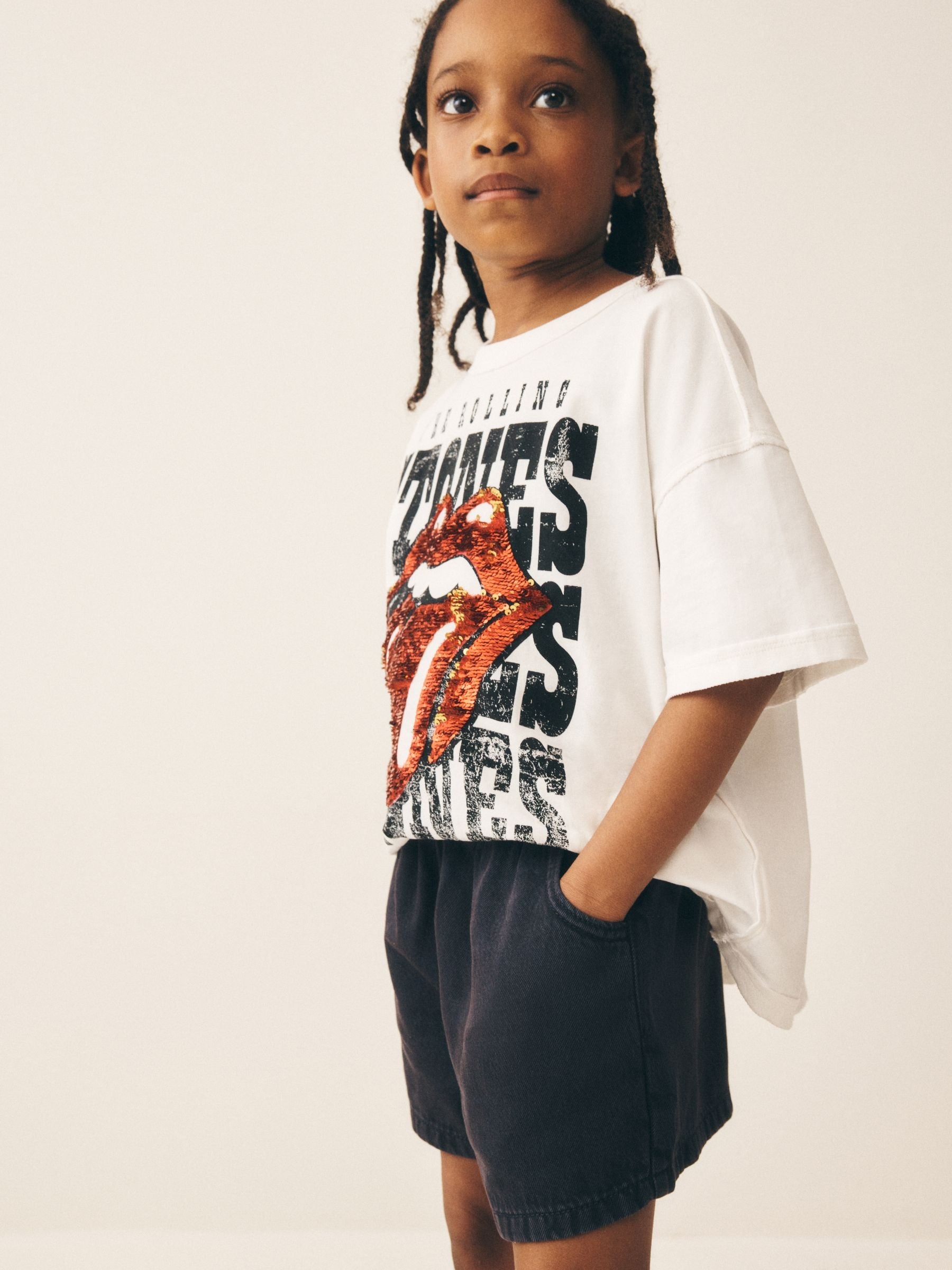 Dsiney Kidz - Washed Black Pullon Shorts (3-16yrs) image 2