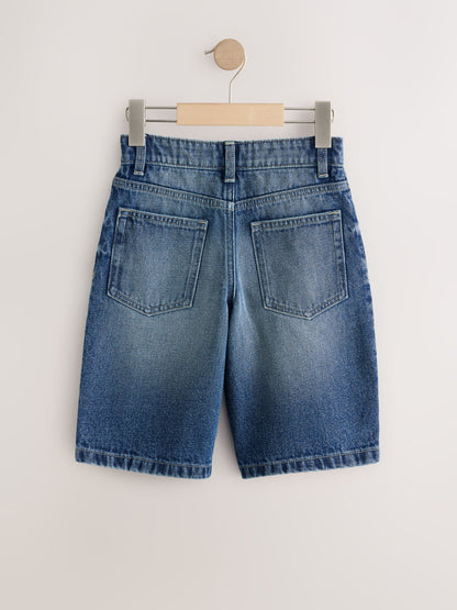 Dsiney Kidz - Denim Dark Blue Denim Jort Shorts (3-16yrs) image 2