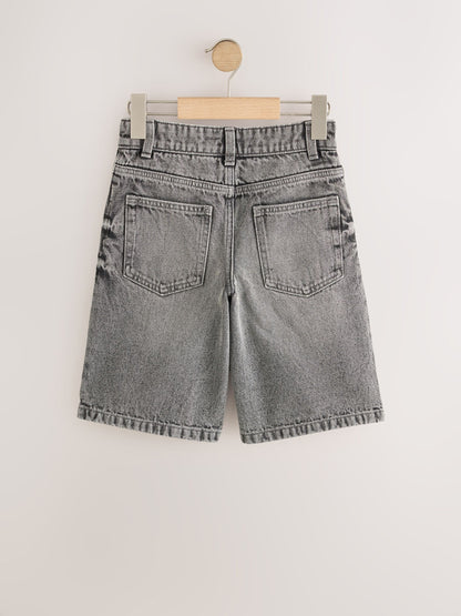 Dsiney Kidz - Grey Denim Jort Shorts (3-16yrs) image 2