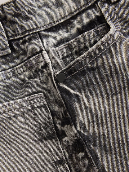 Dsiney Kidz - Grey Denim Jort Shorts (3-16yrs) image 4