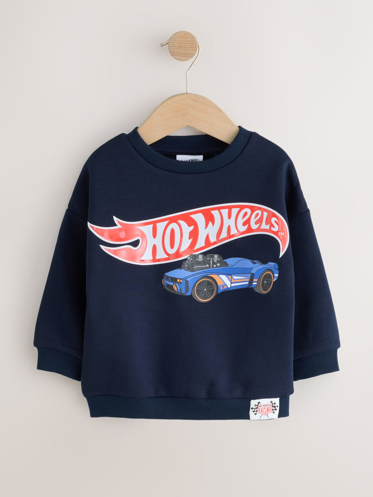 Navy Blue Hotwheels Printed Sweatshirt (9mths-8yrs) - image 1